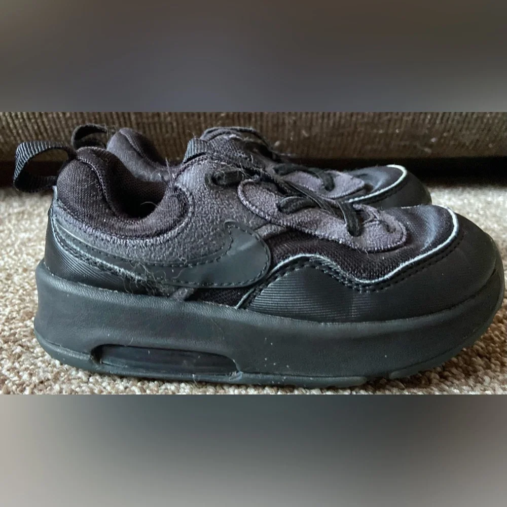 Nike Air Max 90 TD Triple Black Toddler Size 9C